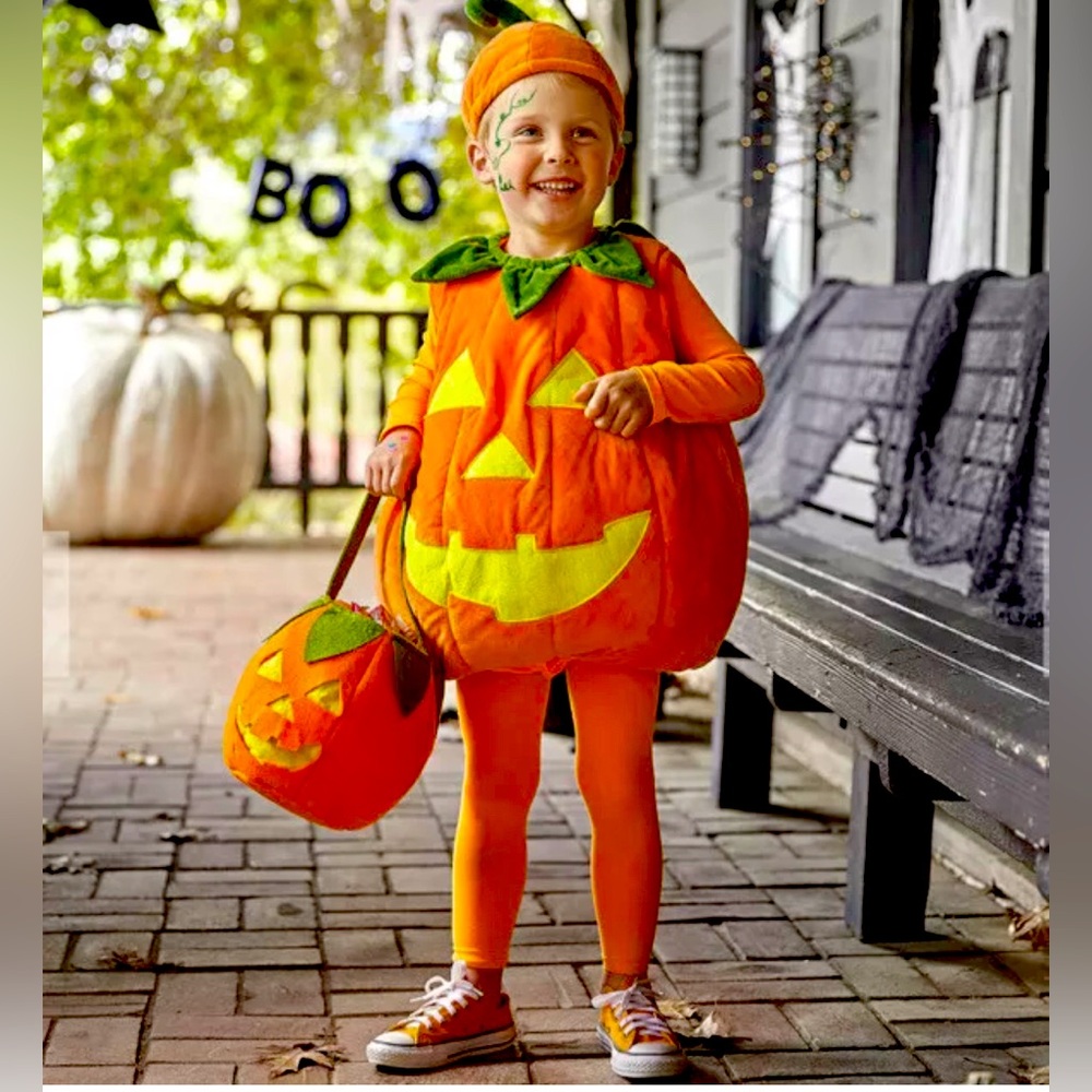 Pottery Barn Kids Pumpkin Costume - 3T